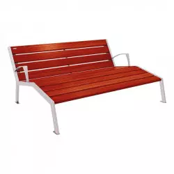 Bain de soleil 3 places Silaos® PROCITY - avec accoudoirs Bain de soleil 3 places Silaos® PROCITY - avec accoudoirs