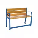 Banc en bois et acier Silaos® - Gamme séniors PROCITY