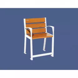 Fauteuil en bois et acier Silaos® - Gamme séniors PROCITY