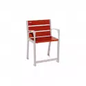 Fauteuil en bois et acier Silaos® - Gamme séniors PROCITY