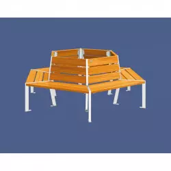 Banc tour d'arbre en bois Silaos® PROCITY