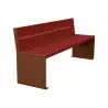 Banc urbain en acier et bois Kub PROCITY