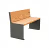 Banc urbain en acier et bois Kub PROCITY