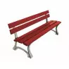 Banc urbain en bois Mora PROCITY