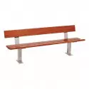 Banc de ville en bois et acier Pagode PROCITY