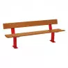 Banc de ville en bois et acier Pagode PROCITY