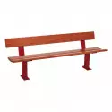 Banc de ville en bois et acier Pagode PROCITY