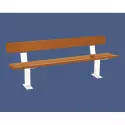 Banc de ville en bois et acier Pagode PROCITY