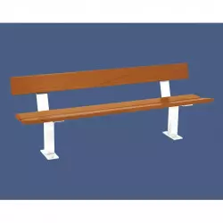 Banc de ville en bois et acier Pagode PROCITY Banc de ville en bois et acier Pagode PROCITY