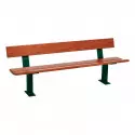 Banc de ville en bois et acier Pagode PROCITY