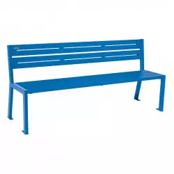 Banc public en métal 5 lames Silaos® PROCITY Banc public en métal 5 lames Silaos® PROCITY