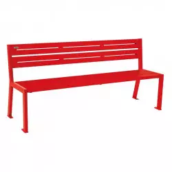 Banc public en métal 5 lames Silaos® PROCITY Banc public en métal 5 lames Silaos® PROCITY