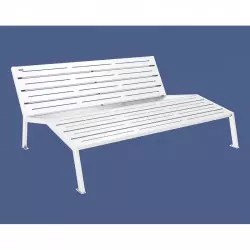 Chaise longue en métal Silaos® PROCITY Chaise longue en métal Silaos® PROCITY