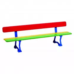 Banc bois et acier Mora - Gamme enfant PROCITY