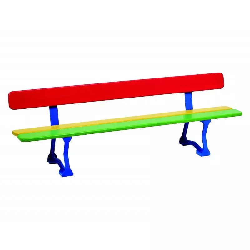 Banc bois et acier Mora - Gamme enfant PROCITY