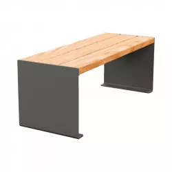 Banquette en acier et bois Kub PROCITY