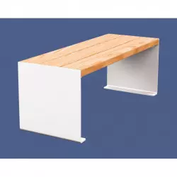 Banquette en acier et bois Kub PROCITY Banquette en acier et bois Kub PROCITY