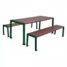 Table pique-nique en plastique recyclé Silaos® PROCITY