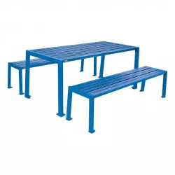Table pique-nique tout acier Silaos® PROCITY Table pique-nique tout acier Silaos® PROCITY