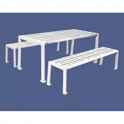 Table pique-nique tout acier Silaos® PROCITY Table pique-nique tout acier Silaos® PROCITY