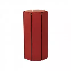 Poubelle ronde en bois Séville PROCITY