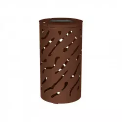 Corbeille ronde en acier Venise PROCITY