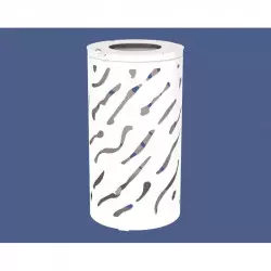 Corbeille ronde en acier Venise PROCITY