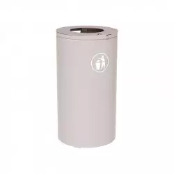 Poubelle ronde en acier Olbia PROCITY