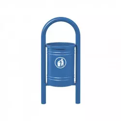 Corbeille 40 litres sur pieds Vercors PROCITY Corbeille 40 litres sur pieds Vercors PROCITY