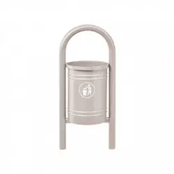 Corbeille 40 litres sur pieds Vercors PROCITY