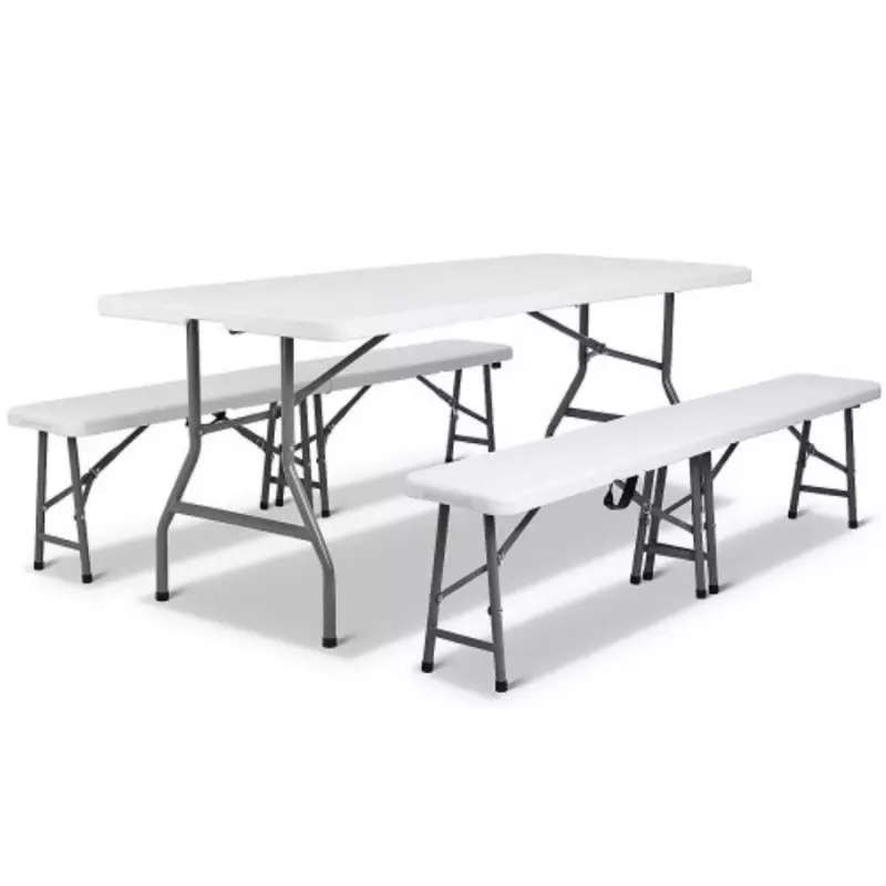 Mobilier urbain, Matériel de collectivités, Bancs de jardin, Extérieur  Promo 15 tables ronde 150 cm pliante polypro 1 chariot chez France  Collectivités