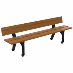 Banc public extérieur en...