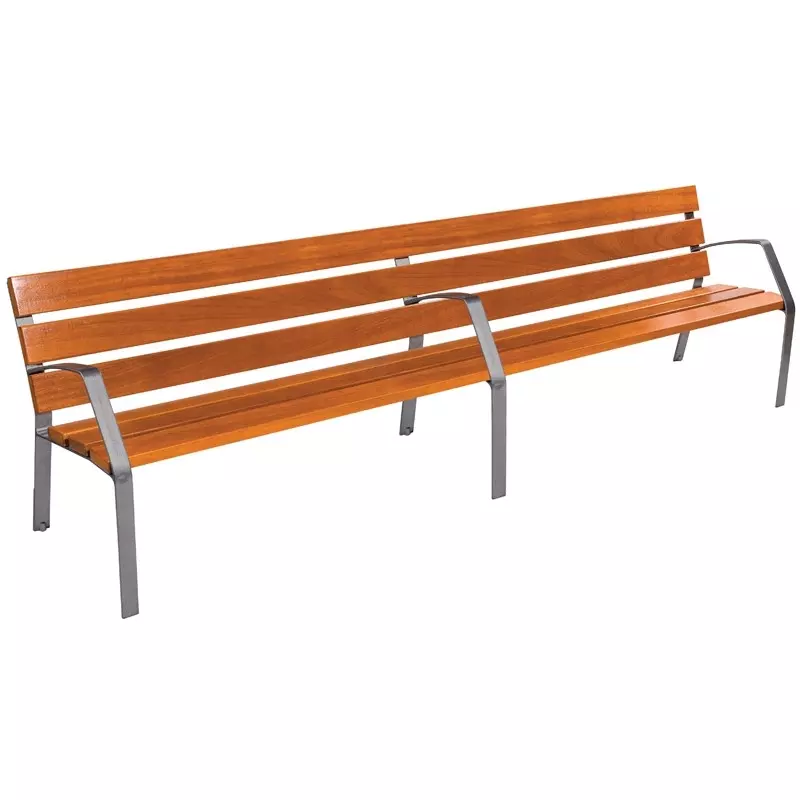 Banc public grande taille avec accoudoirs MODO