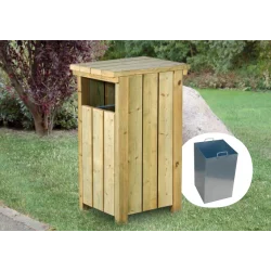 Poubelle urbaine en bois ALICANTE