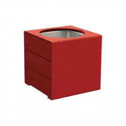 Jardinière extérieure bois et acier Kub PROCITY Jardinière extérieure bois et acier Kub PROCITY