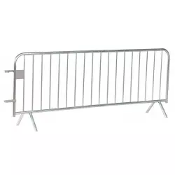 18 barreaux - Barrière de manifestation en acier