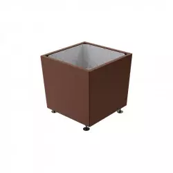 Jardinière carrée en acier Olbia PROCITY Jardinière carrée en acier Olbia PROCITY