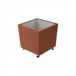 Jardinière carrée en acier Olbia PROCITY Jardinière carrée en acier Olbia PROCITY