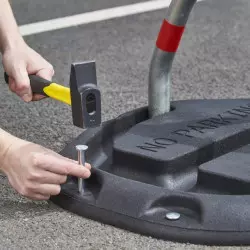 Barrière de parking avec haute résistance à l'écrasement