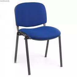 Chaise empilable en tissu rembourré ISO M2 Non-Assemblable