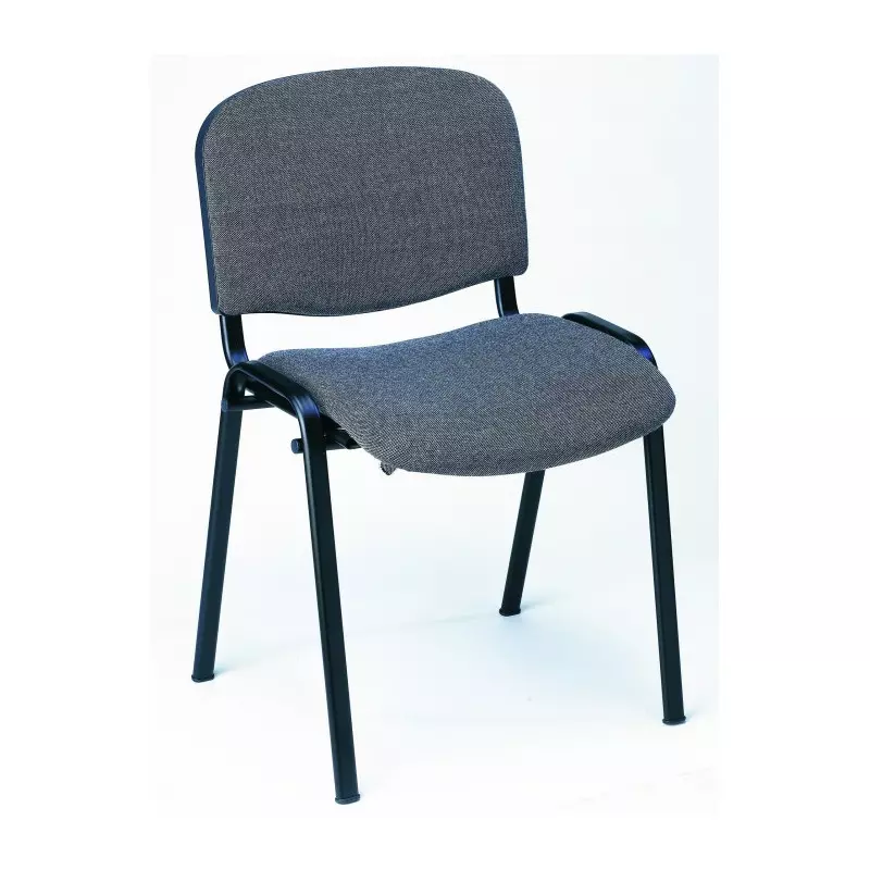 Chaise empilable en tissu rembourré ISO M2 Non-Assemblable