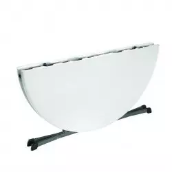 LIFETIME Ø152 cm - Table polypro plateau pliable en 2