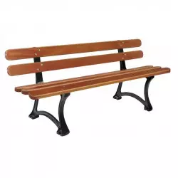 Banc en bois extérieur...