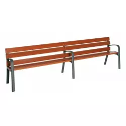 Banc extérieur en bois exotique MODO Banc extérieur en bois exotique MODO