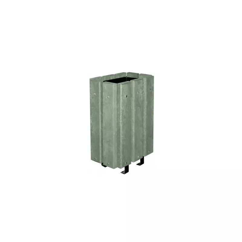 Poubelle en plastique recyclé MORAY - sans couvercle