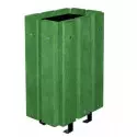 Poubelle en plastique recyclé MORAY - sans couvercle