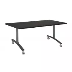 Table de réunion mobile avec plateau basculant