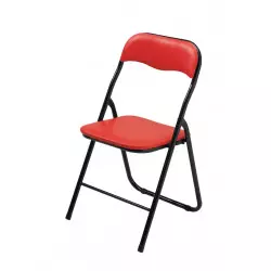 Chaise pliante avec dossier en polypropylène Chaise pliante avec dossier en polypropylène