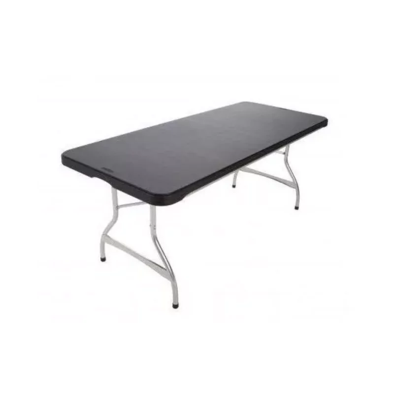 Table polypro plateau Noir LIFETIME, Table pliable garantie 10 ans