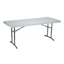 Lifetime Hauteur réglable - Table pliante polypro 183 x 76 cm